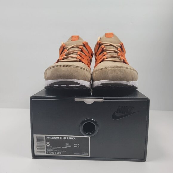 Nike Air Zoom Chalapuka Men's Tan & Orange Sneakers 872634-202 US Size 8 NWB - Picture 2 of 10